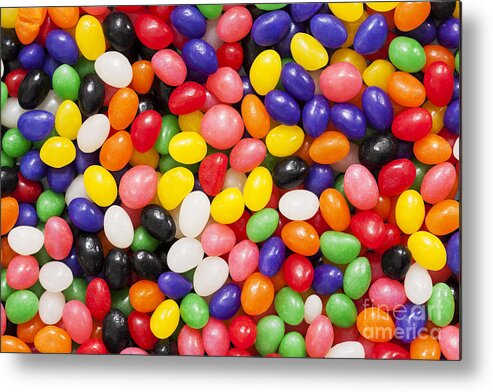 Jelly Beans Metal Print featuring the photograph Every Color of the Rainbow by Patty Colabuono