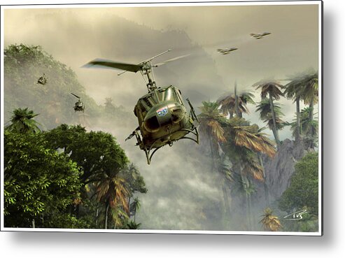 War Metal Print featuring the digital art Extract by Peter Van Stigt