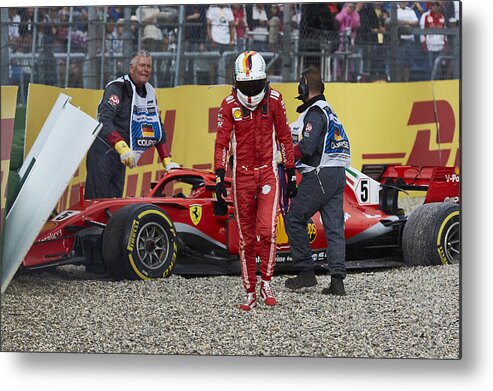 Formula One Grand Prix Metal Print featuring the photograph F1 Grand Prix of Germany by Getty Images