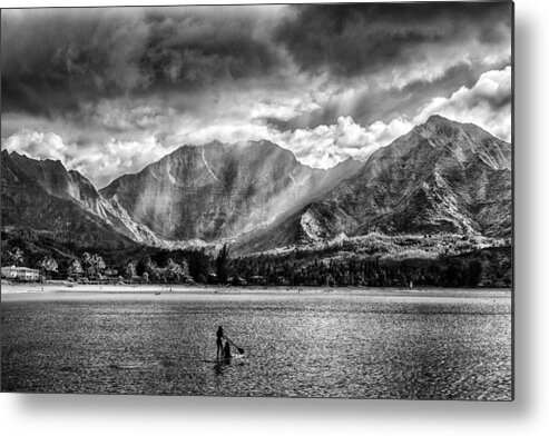 Bay Metal Print featuring the photograph Facing the Storm by Robert FERD Frank
