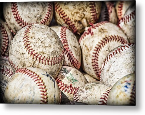 Baseballs Metal Print featuring the photograph Fair Balls by Caitlyn Grasso