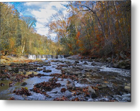 Fairmount Metal Print featuring the photograph Fairmount Park - Wissahickon Creek in Autumn by Bill Cannon