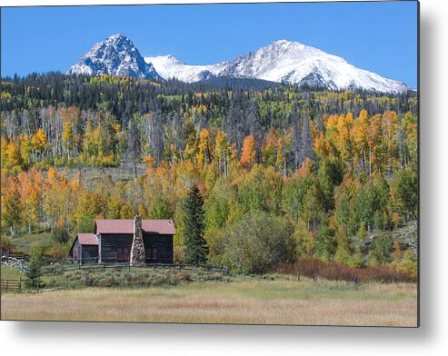 Aspen Trees Metal Print featuring the photograph Fall in Summit County by Andrew Serff