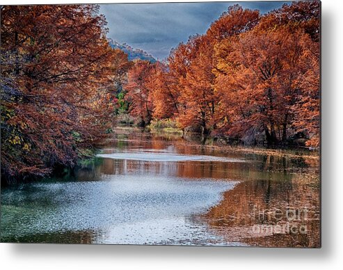 River Metal Print featuring the photograph Fall on the Guadalupe by Ken Williams