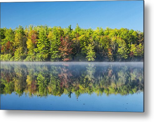 Landscape Metal Print featuring the photograph Fall Reflections by Mark Steven Houser