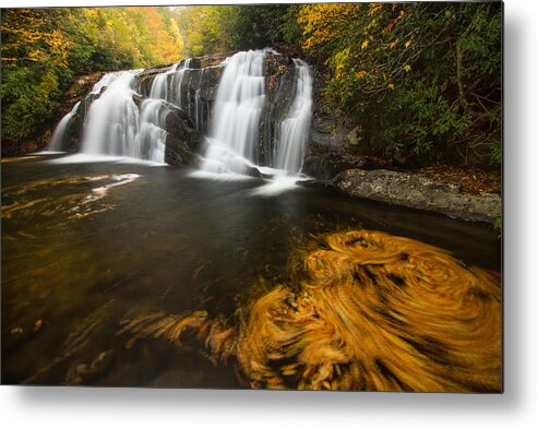 Water Metal Print featuring the photograph The Swirlpool by Doug McPherson