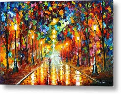 Farewell Metal Print featuring the painting Farewell To Anger by Leonid Afremov