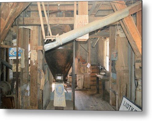 Lidtke Mill Metal Print featuring the photograph Feed Mill by Bonfire Photography