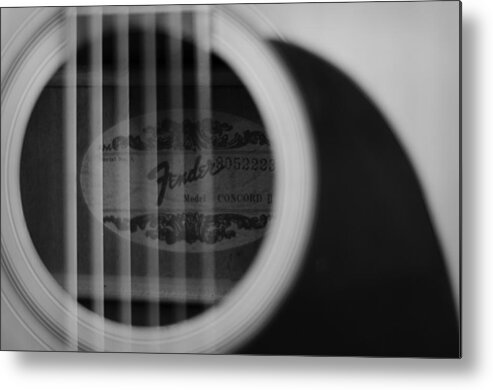 Guitar Metal Print featuring the photograph Fender by Michael Donahue