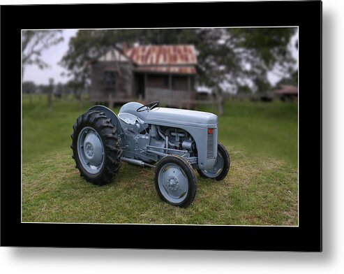  Metal Print featuring the photograph Fergie Tractor by Keith Hawley