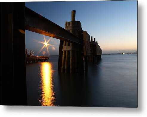 Guantanamo Bay Metal Print featuring the photograph Ferry Landing 5 by Chris Schroeder