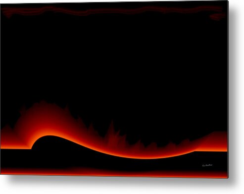 Digital Art Metal Print featuring the digital art Fire Dance by Kae Cheatham