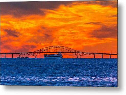 Fire Island Metal Print featuring the photograph Fire Island Sky by Sean Mills