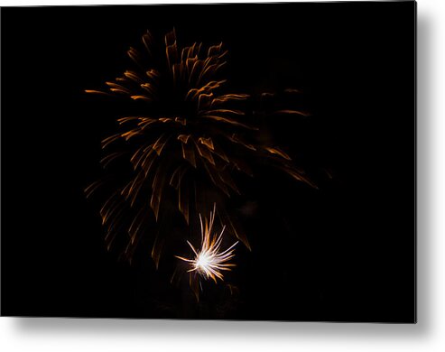 Fireworks Metal Print featuring the photograph Fireworks 2 by Susan McMenamin