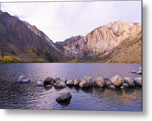 Convict Lake Metal Print featuring the photograph First Light At Convict Lake by Priya Ghose
