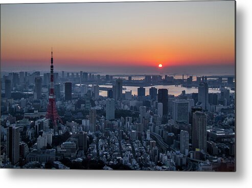 Tranquility Metal Print featuring the photograph First Sunrise In 2014 by ©alan Nee