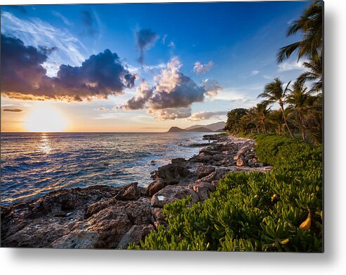 Fisherman Metal Print featuring the photograph Fisherman and the Sea by Mike Lee