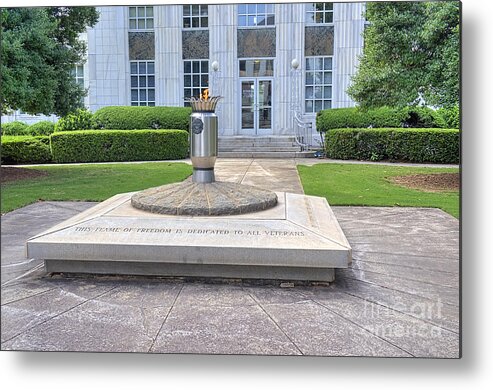 Gainesville Metal Print featuring the photograph Flame of Freedom by Ules Barnwell