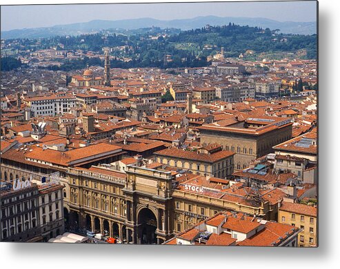 Florence Metal Print featuring the photograph Florence Rooftops by Stuart Litoff