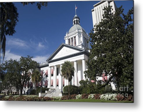 Architecture Metal Print featuring the photograph Florida Capital Building by Ules Barnwell