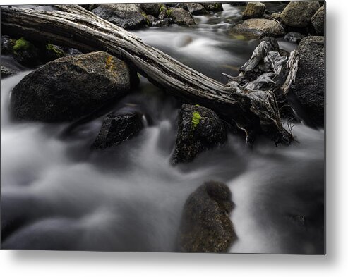 Long Exposure Photography Metal Print featuring the photograph Flow by Chuck Jason