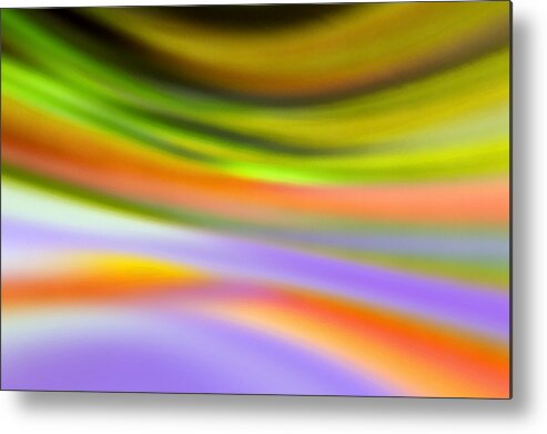 Abstract Metal Print featuring the mixed media Flowing With Life 20 by Angelina Tamez