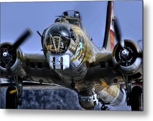 �2013 James David Phenicie Metal Print featuring the photograph Flying Fortress by James David Phenicie