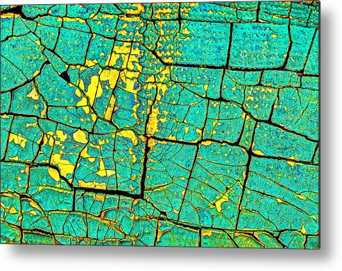 Abstract Metal Print featuring the photograph Flyover Country by Jerry Gammon