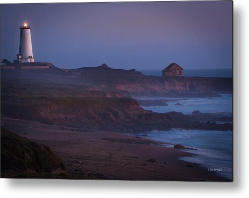 Central Coast Metal Print featuring the photograph Fog Forming over Piedras Blancas.... San Simeon by Tim Bryan