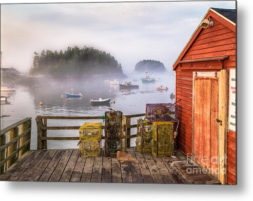 Art Metal Print featuring the photograph Foggy Morning in Five Islands by Benjamin Williamson