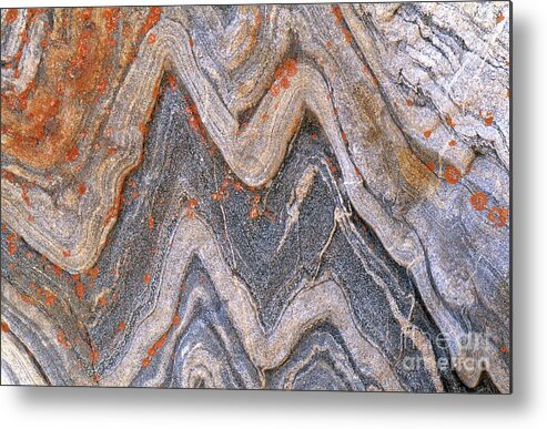 Granite Metal Print featuring the photograph Folded Granite by Art Wolfe