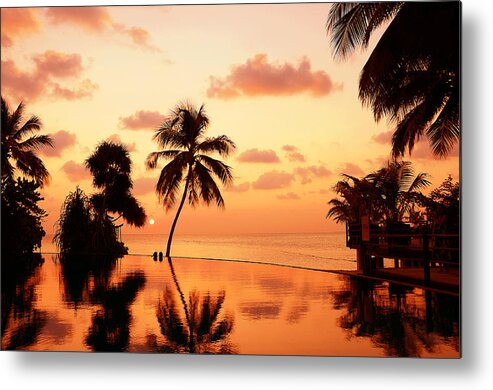 Jenny Rainbow Fine Art Photography Metal Print featuring the photograph For YOU. Dream Comes True II. Maldives by Jenny Rainbow
