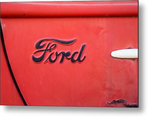 Ford Made Metal Print featuring the photograph Ford Made by Dale Kincaid