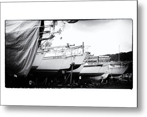 Summer Metal Print featuring the photograph Forgotten Boats by Monroe Payne