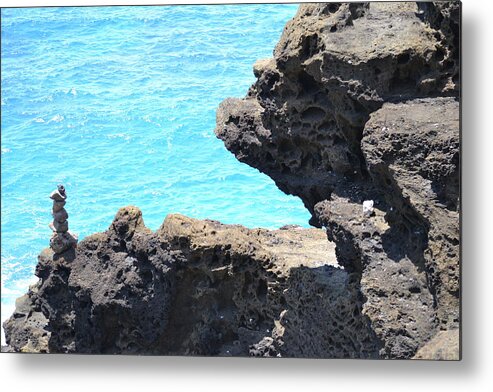 Hawaii Metal Print featuring the photograph Formed Cliffs by Amanda Eberly