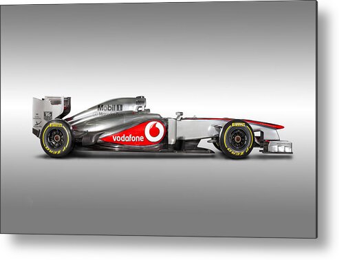 Car Metal Print featuring the photograph Formula 1 McLaren MP4-28 2013 by Gianfranco Weiss