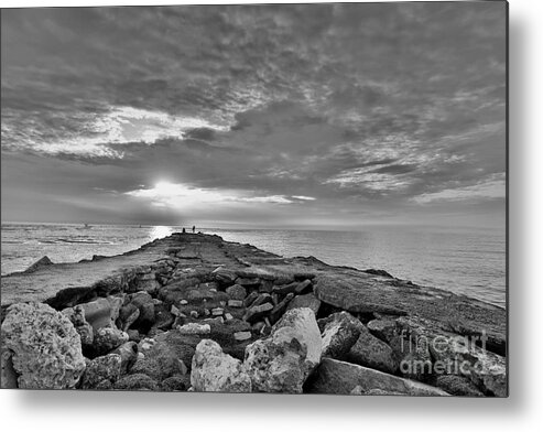 Pier Side Of Fort Pierce Metal Print featuring the photograph Fort Pierce in Florida by Mina Isaac