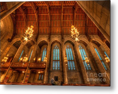 Architecture Metal Print featuring the photograph Fourth Presbyterian Church Chicago by Wayne Moran