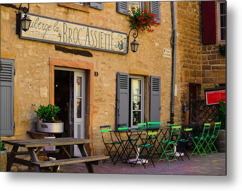 Auberge Metal Print featuring the photograph French Auberge by Dany Lison