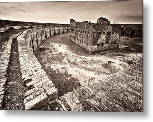 Fort Pike Metal Print featuring the photograph Ft. Pike Overview by Tim Stanley