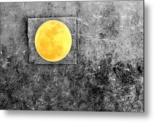 Full Moon Metal Print featuring the photograph Full Moon by Rebecca Sherman
