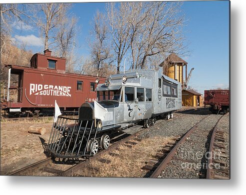 Colorado Metal Print featuring the photograph Galloping Goose 7 in the Colorado Railroad Museum by Fred Stearns