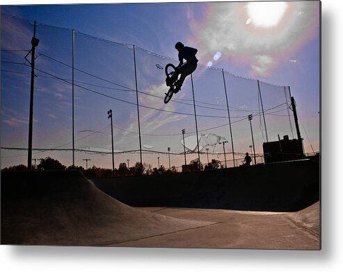 Bmx Metal Print featuring the photograph Gap by Joel Loftus