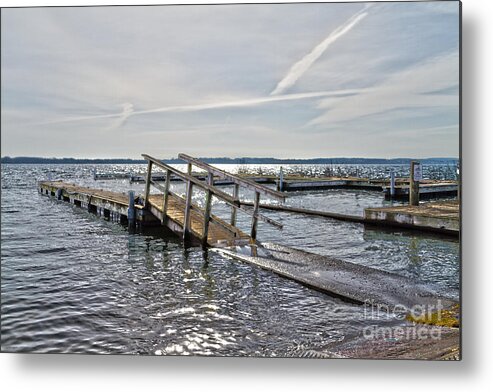 Water Metal Print featuring the photograph Geneva Boat Launch by William Norton