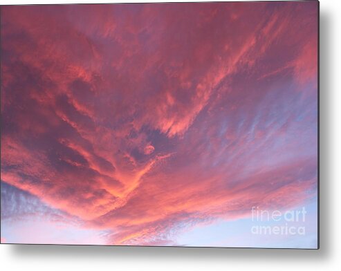 Clouds Metal Print featuring the photograph Gentle Sky by Krissy Katsimbras