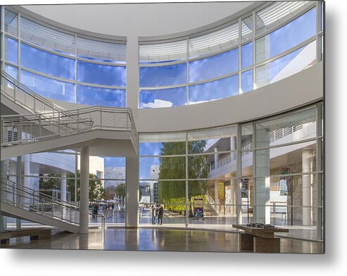 Architecture Metal Print featuring the photograph Getty Perspectives 1 by Jim Moss