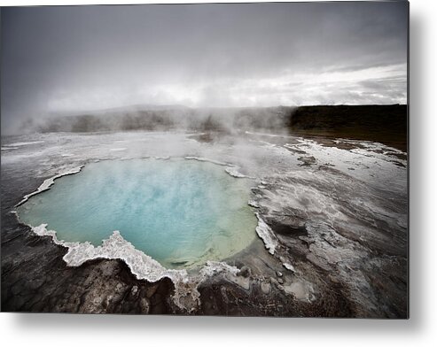 Tranquility Metal Print featuring the photograph Geyser by Andre Schoenherr