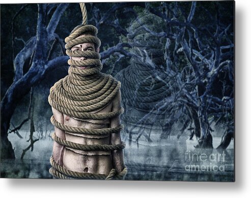Rope Metal Print featuring the photograph Ghost of Doom by Richard Mason