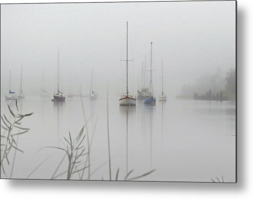 Landscape Metal Print featuring the photograph Like a Mirror by Deborah Smith