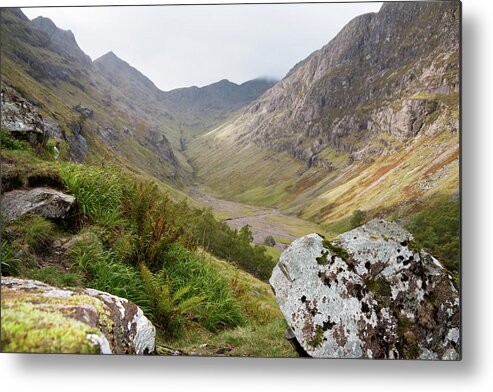 Scotland Metal Print featuring the photograph Glen Coe In The Highlands Of Scotland by Nailzchap